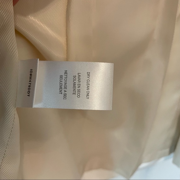 BCBGMaxAzria Double-Breasted Coat Dress Off-White Size M - Picture 12 of 12